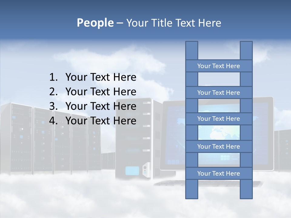 Inforrmation Technology Peripheral Communicate PowerPoint Template