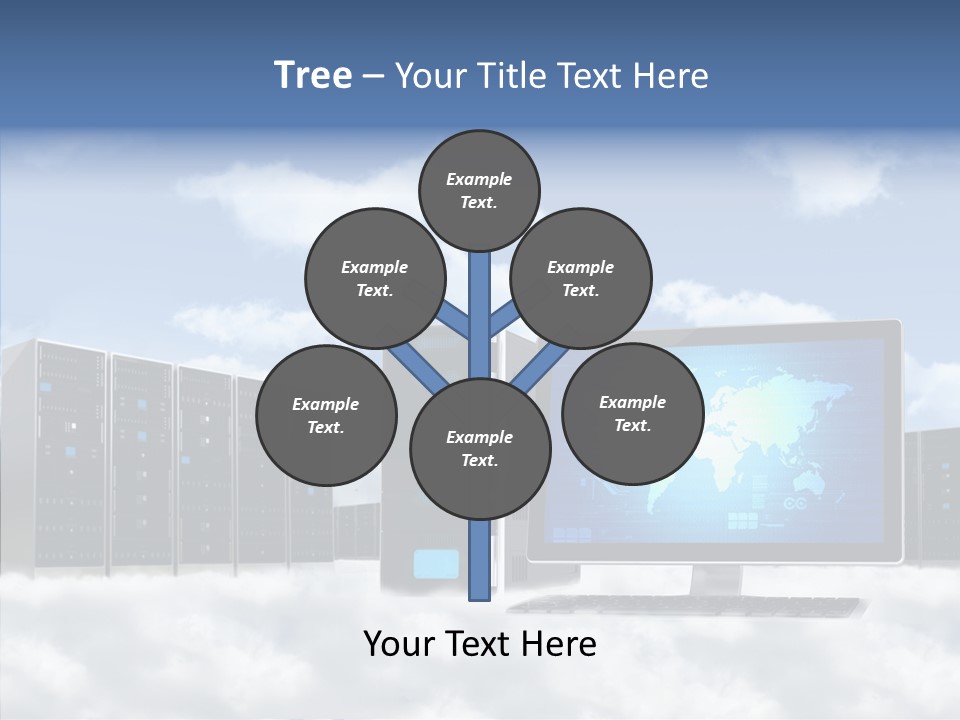 Inforrmation Technology Peripheral Communicate PowerPoint Template