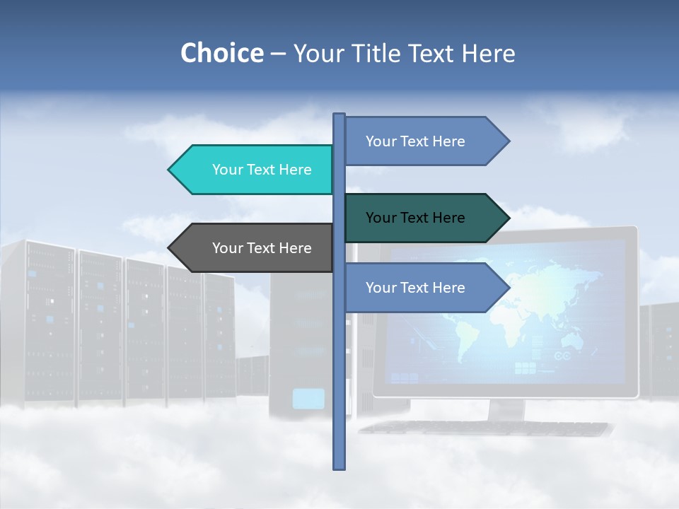 Inforrmation Technology Peripheral Communicate PowerPoint Template