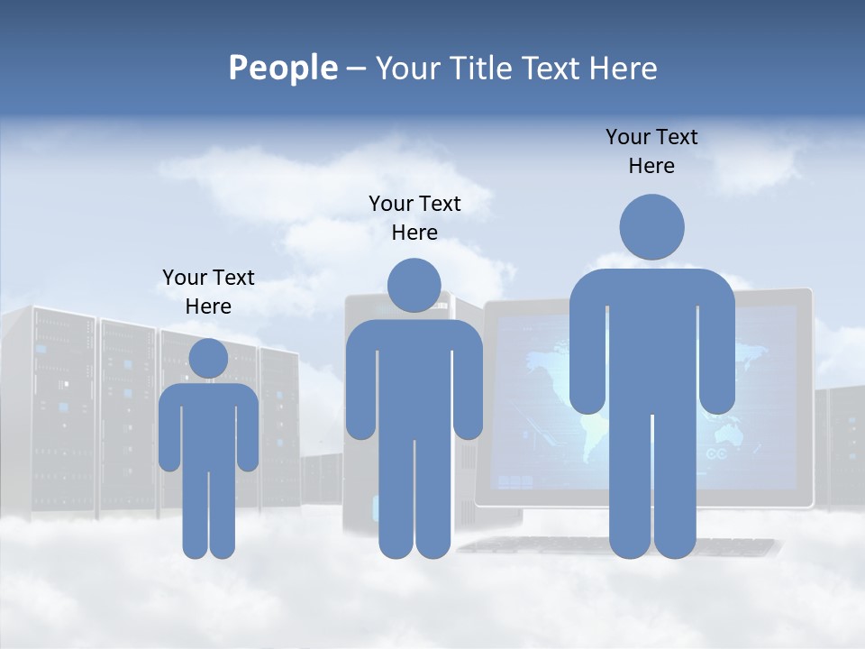 Inforrmation Technology Peripheral Communicate PowerPoint Template