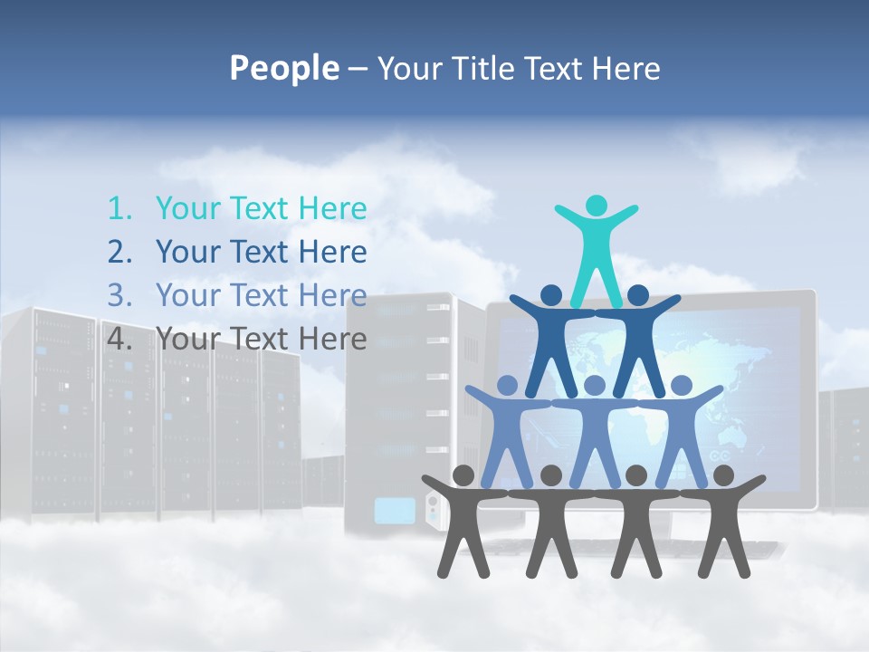 Inforrmation Technology Peripheral Communicate PowerPoint Template