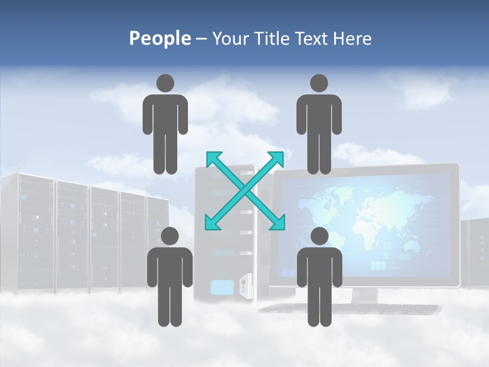 Inforrmation Technology Peripheral Communicate PowerPoint Template