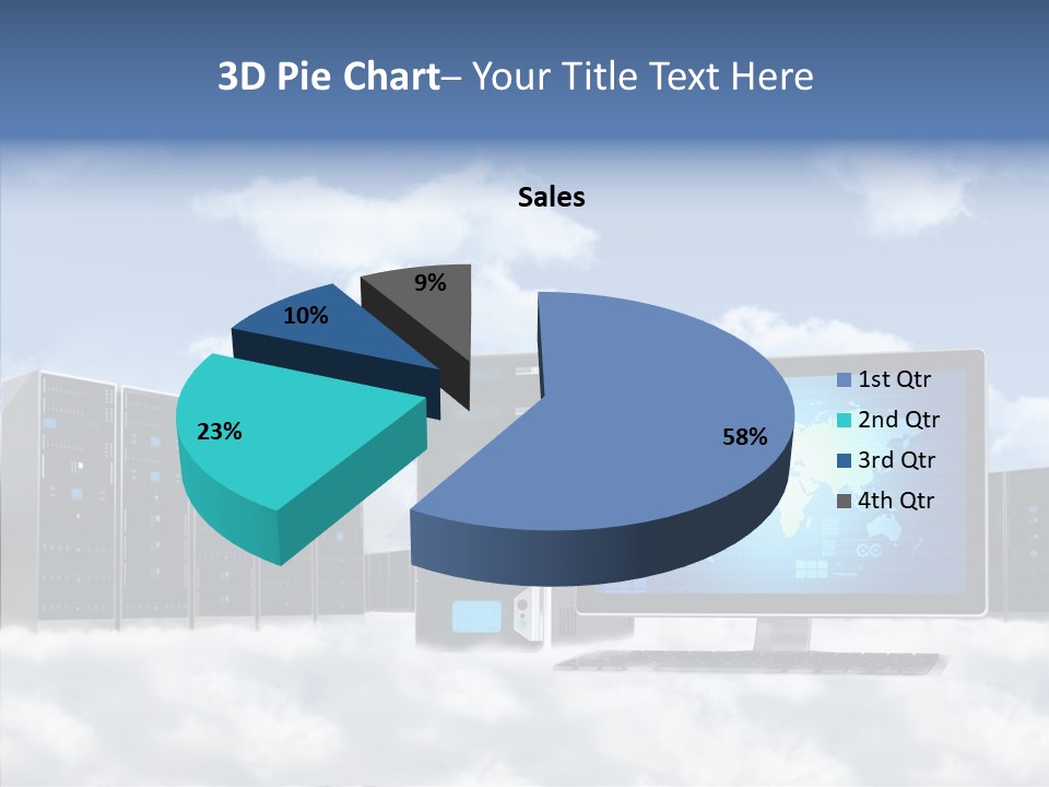 Inforrmation Technology Peripheral Communicate PowerPoint Template