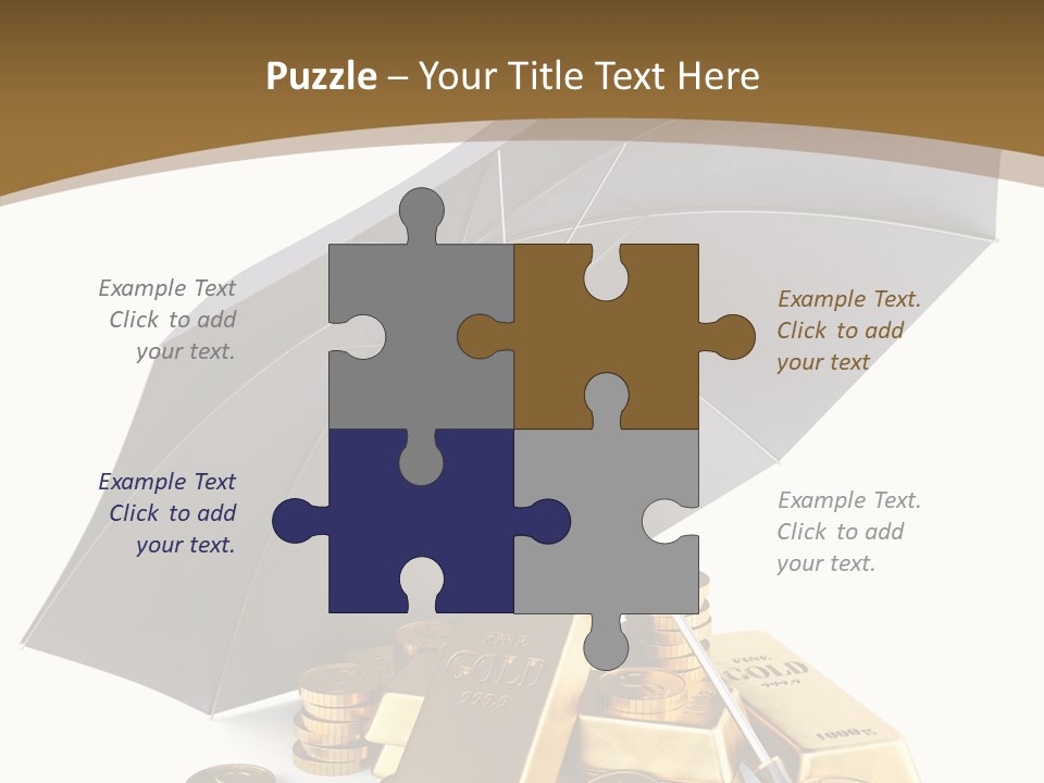 Wealth Security Symbol PowerPoint Template