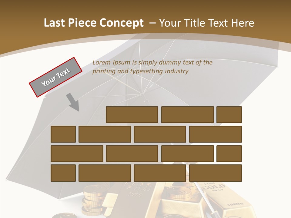 Wealth Security Symbol PowerPoint Template