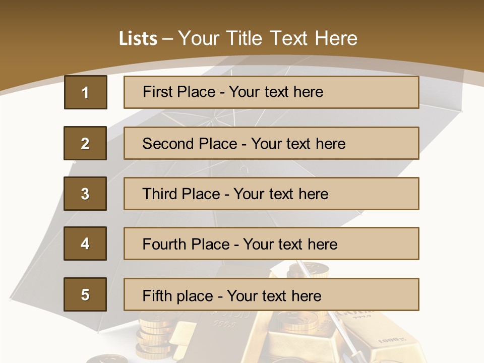 Wealth Security Symbol PowerPoint Template