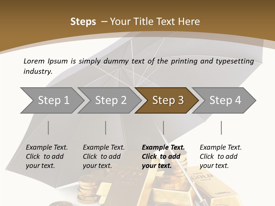 Wealth Security Symbol PowerPoint Template