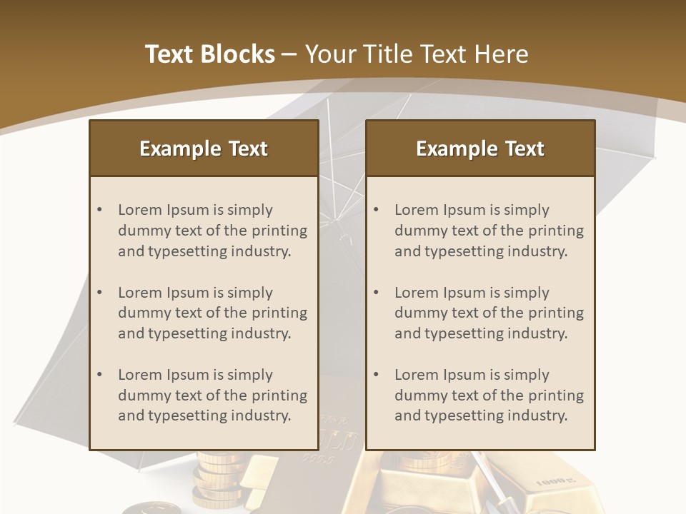 Wealth Security Symbol PowerPoint Template