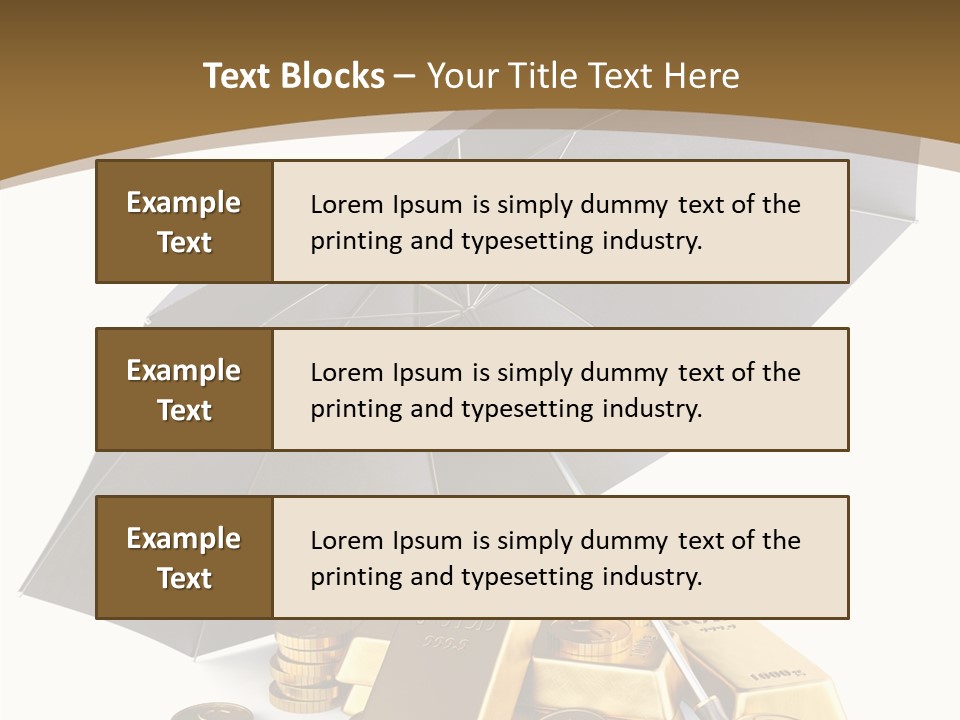 Wealth Security Symbol PowerPoint Template