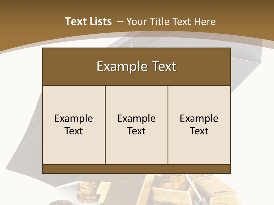 Wealth Security Symbol PowerPoint Template