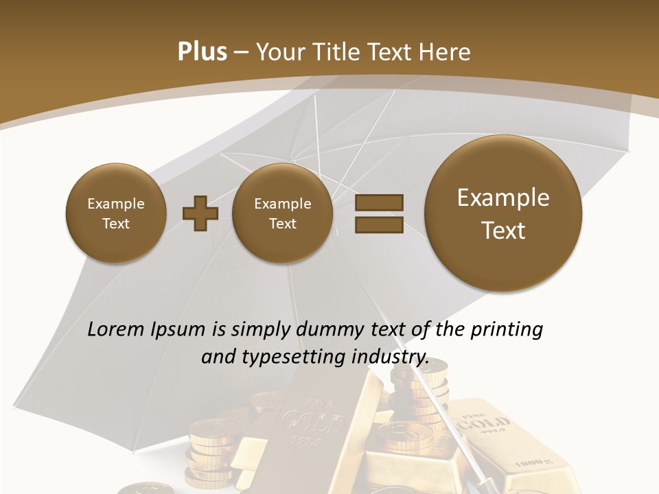 Wealth Security Symbol PowerPoint Template