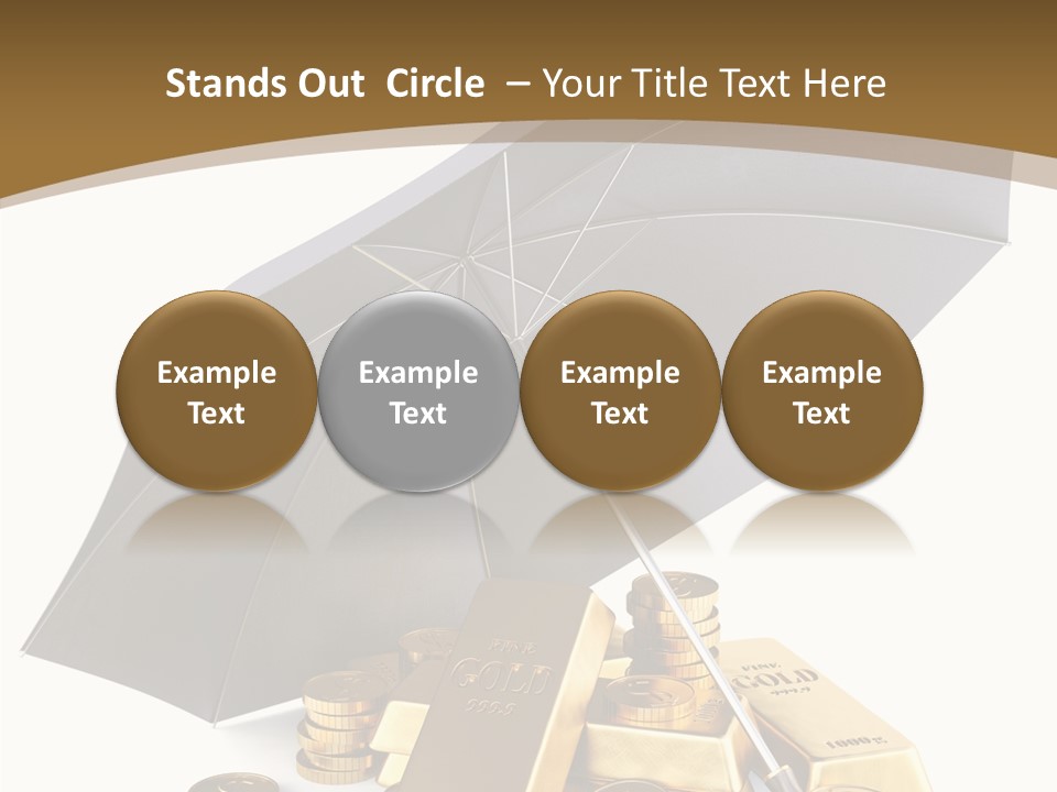 Wealth Security Symbol PowerPoint Template