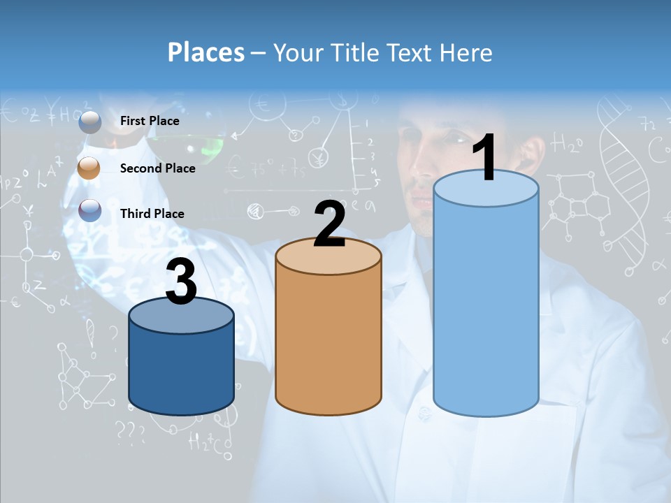 Scientist Chemistry Education PowerPoint Template