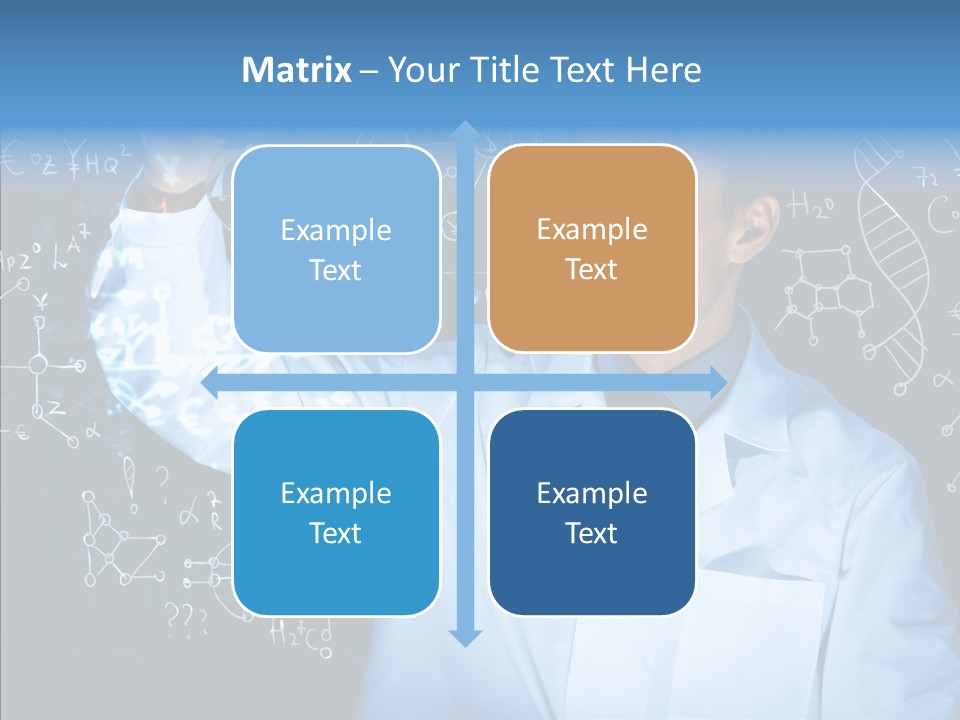 Scientist Chemistry Education PowerPoint Template