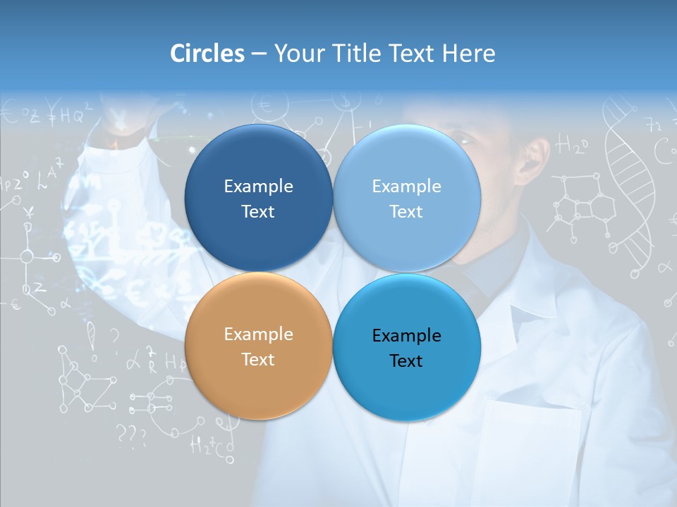 Scientist Chemistry Education PowerPoint Template