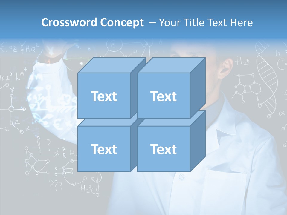 Scientist Chemistry Education PowerPoint Template