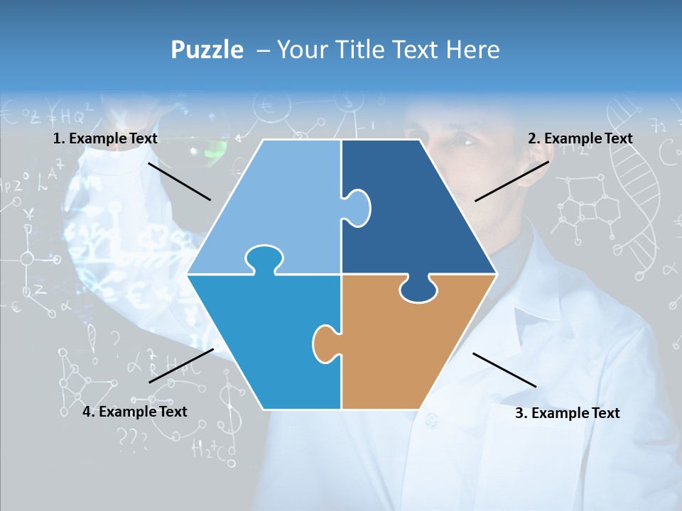 Scientist Chemistry Education PowerPoint Template