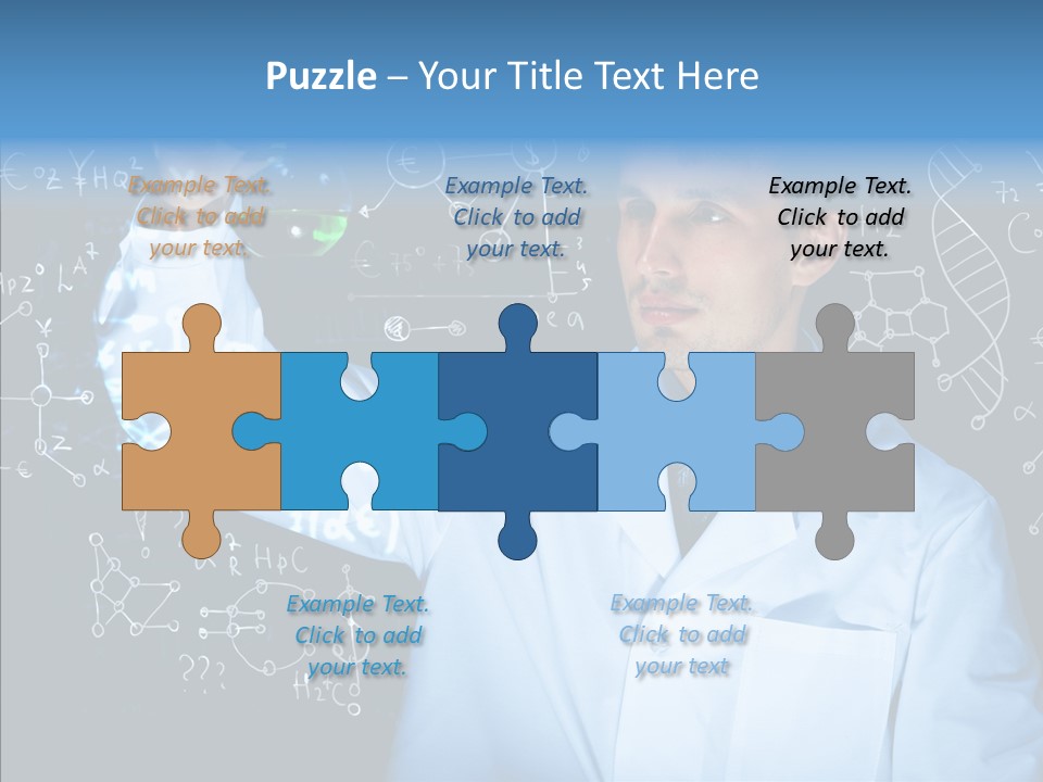 Scientist Chemistry Education PowerPoint Template