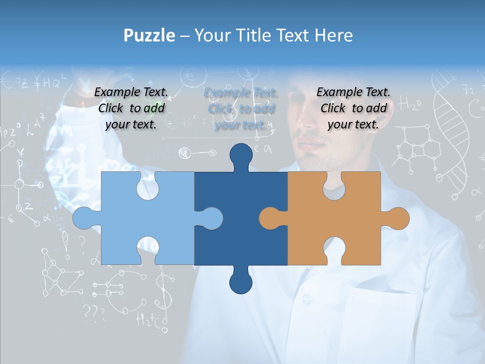 Scientist Chemistry Education PowerPoint Template