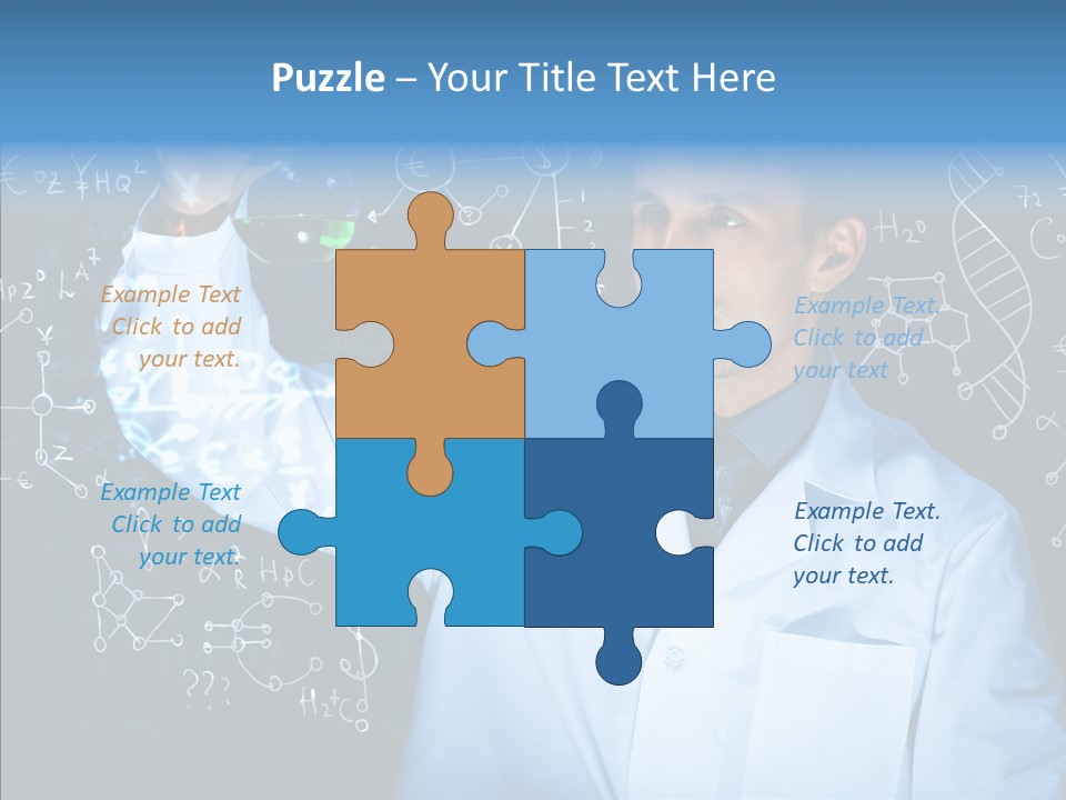 Scientist Chemistry Education PowerPoint Template