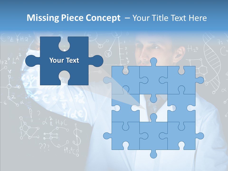 Scientist Chemistry Education PowerPoint Template