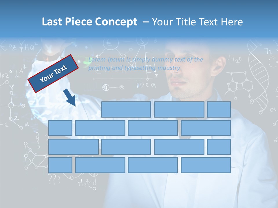 Scientist Chemistry Education PowerPoint Template