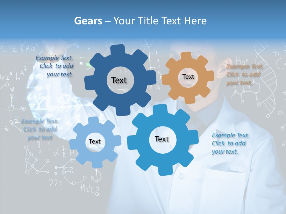 Scientist Chemistry Education PowerPoint Template