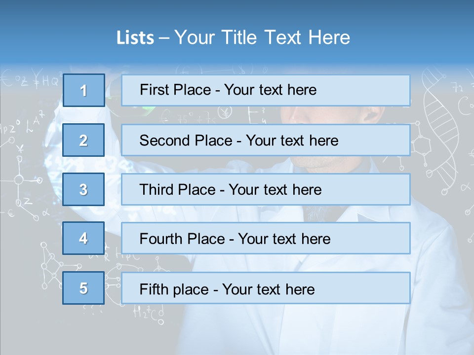 Scientist Chemistry Education PowerPoint Template