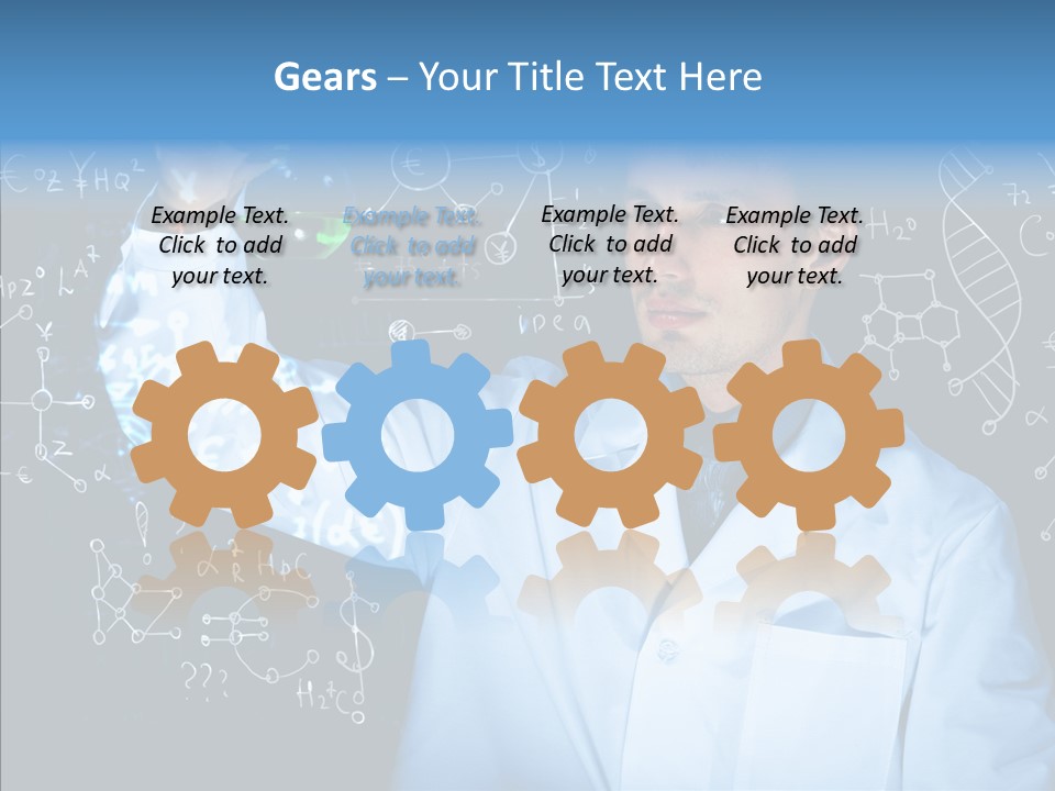 Scientist Chemistry Education PowerPoint Template