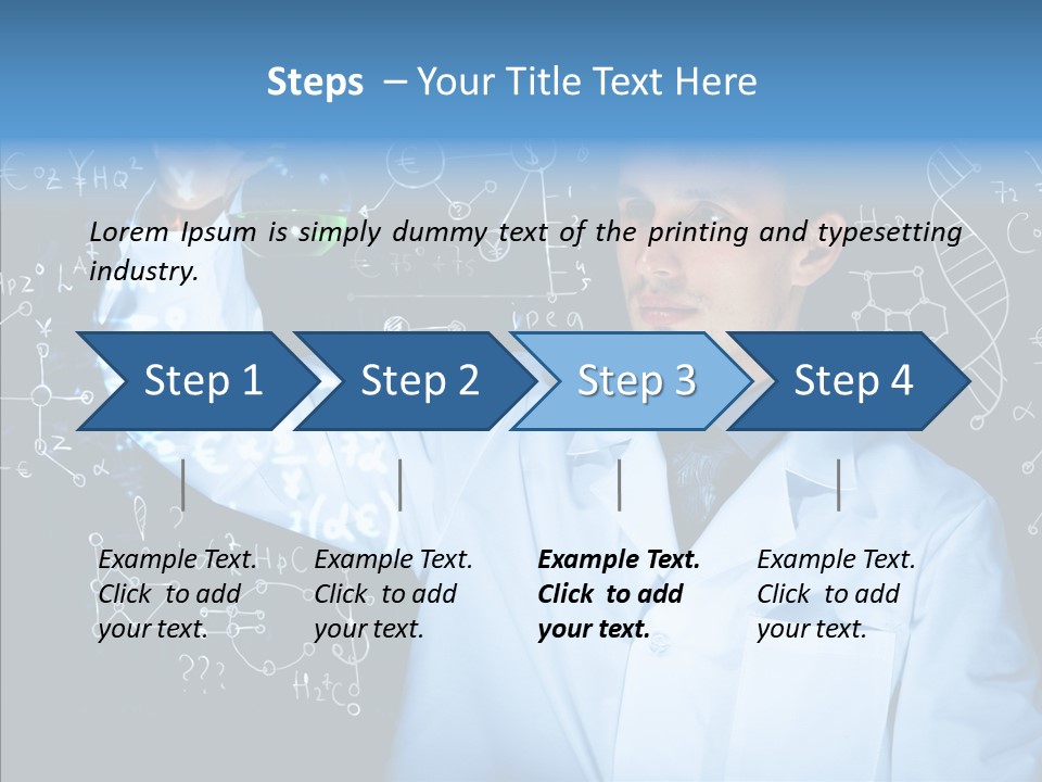 Scientist Chemistry Education PowerPoint Template