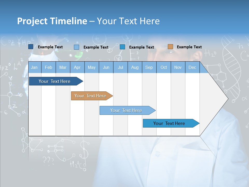 Scientist Chemistry Education PowerPoint Template