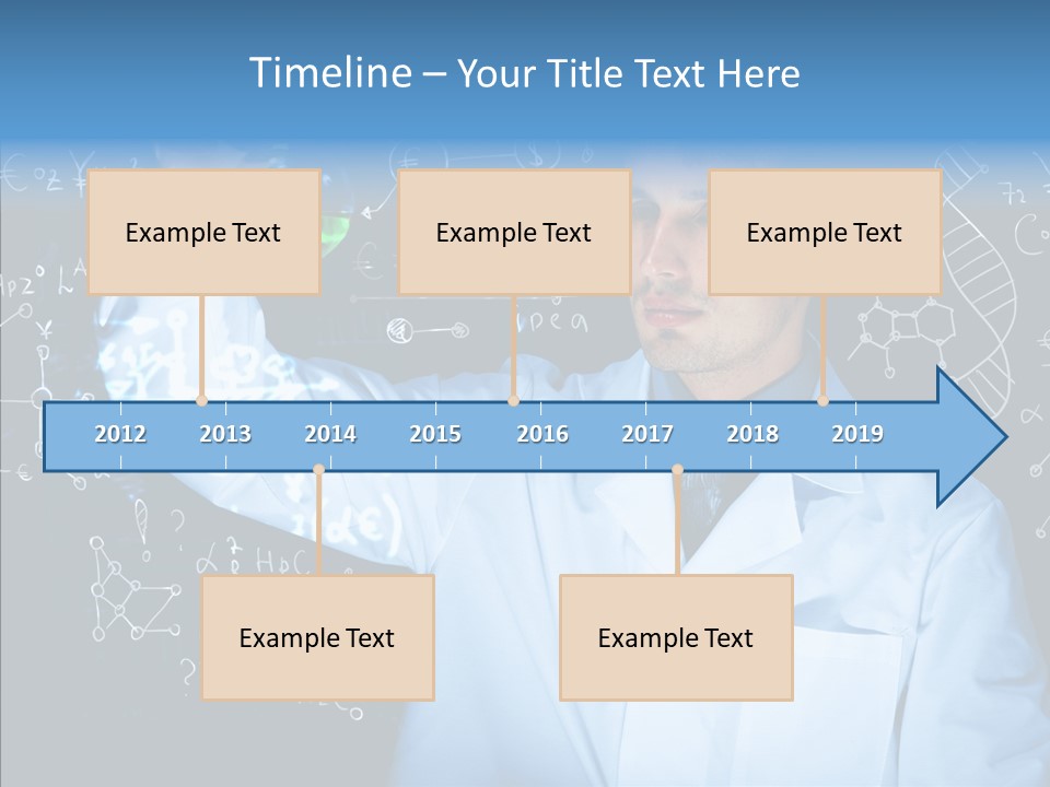 Scientist Chemistry Education PowerPoint Template