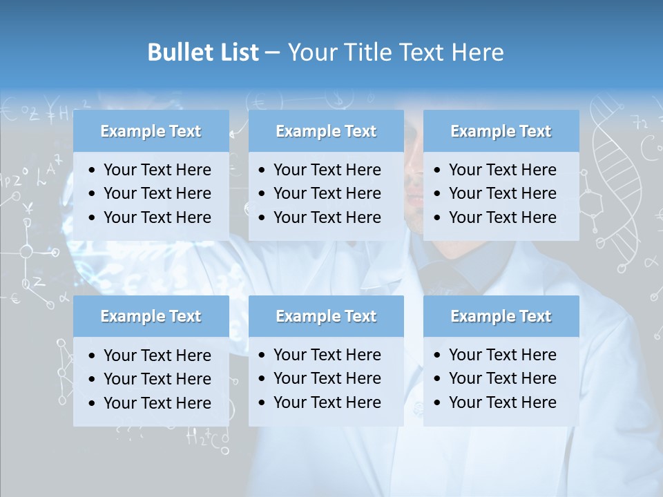 Scientist Chemistry Education PowerPoint Template