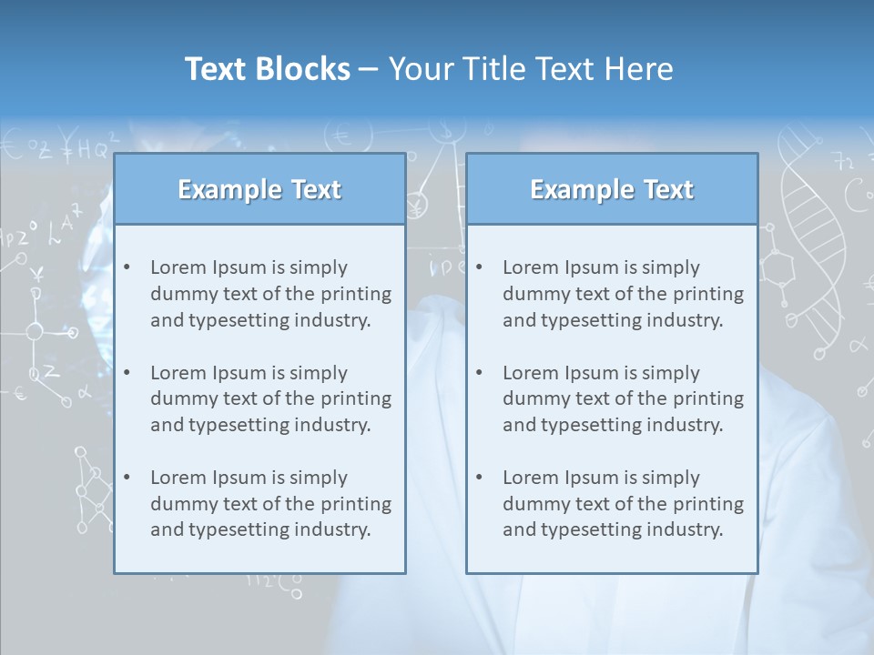 Scientist Chemistry Education PowerPoint Template