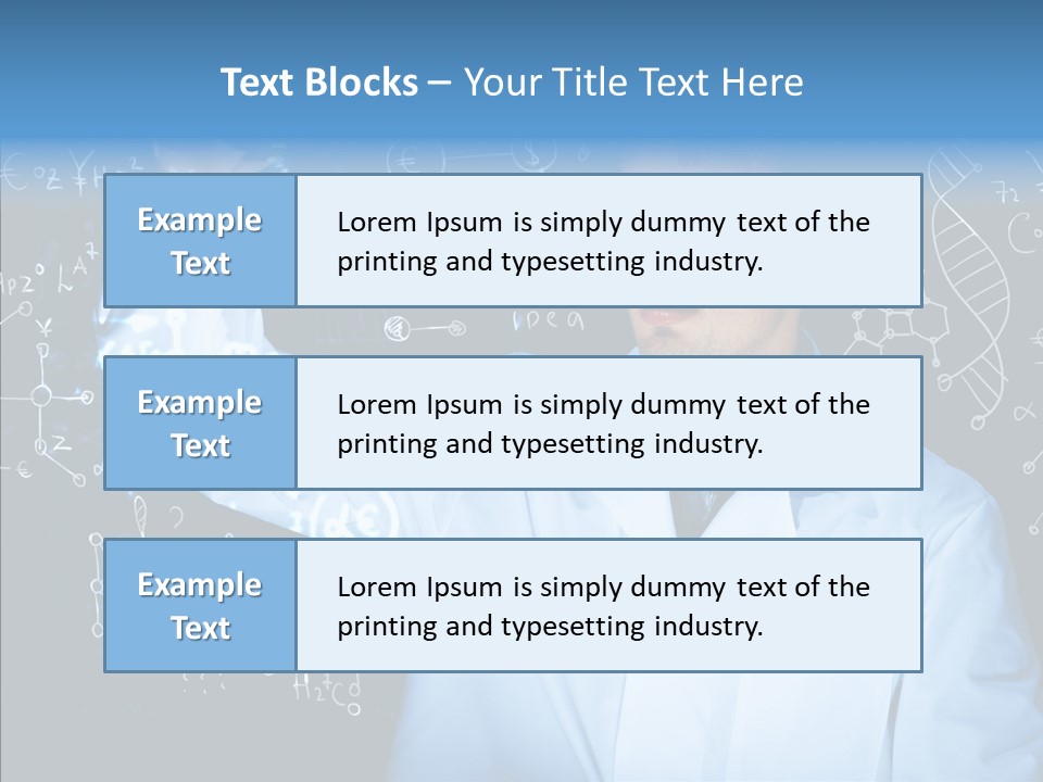 Scientist Chemistry Education PowerPoint Template