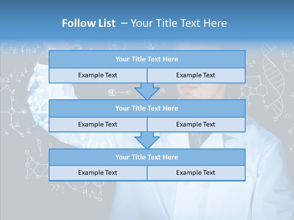Scientist Chemistry Education PowerPoint Template