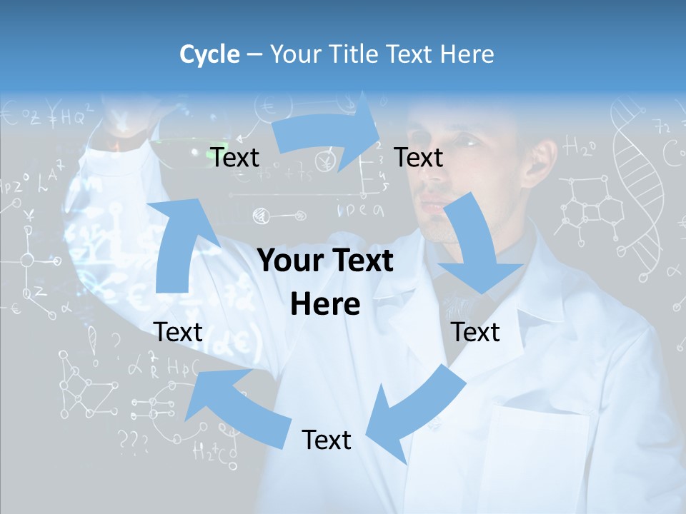 Scientist Chemistry Education PowerPoint Template