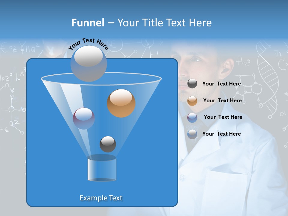 Scientist Chemistry Education PowerPoint Template
