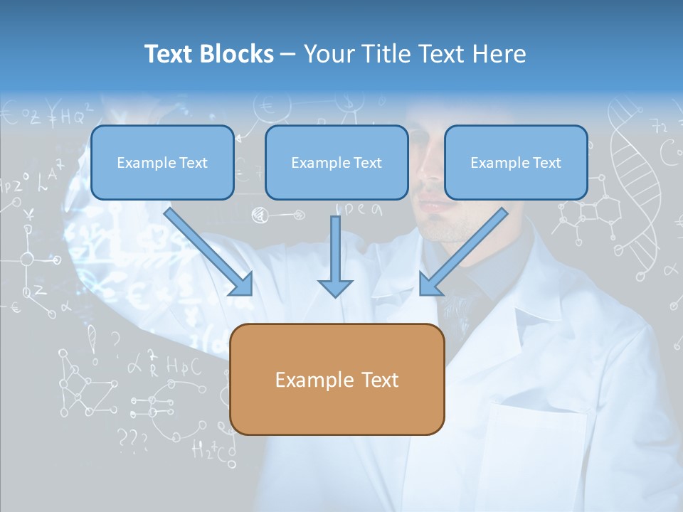 Scientist Chemistry Education PowerPoint Template