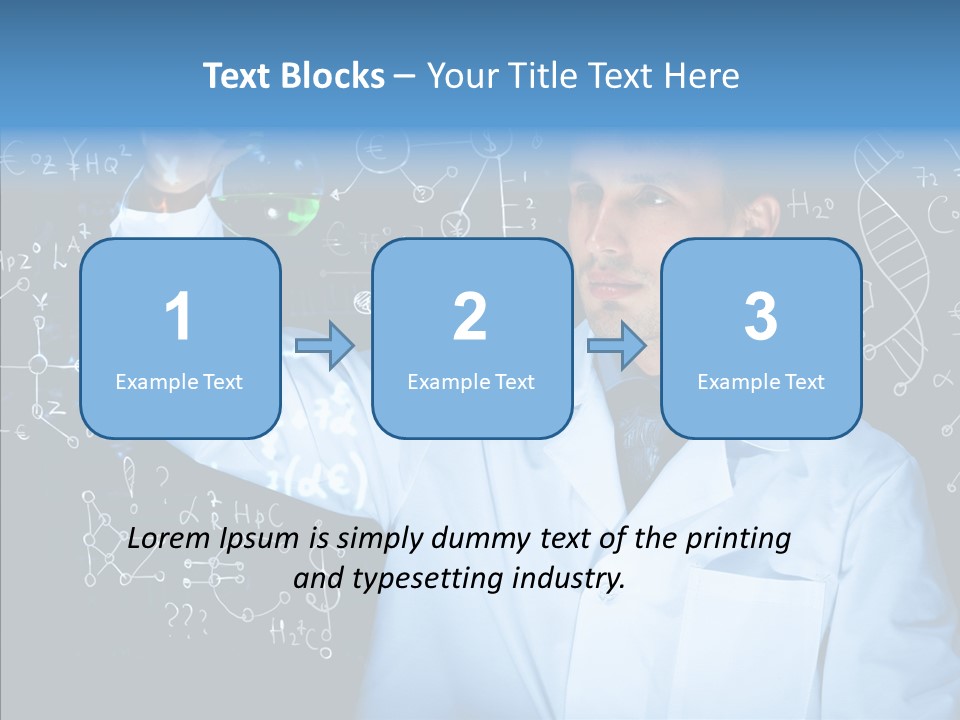 Scientist Chemistry Education PowerPoint Template