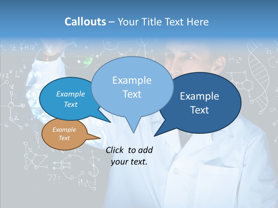Scientist Chemistry Education PowerPoint Template