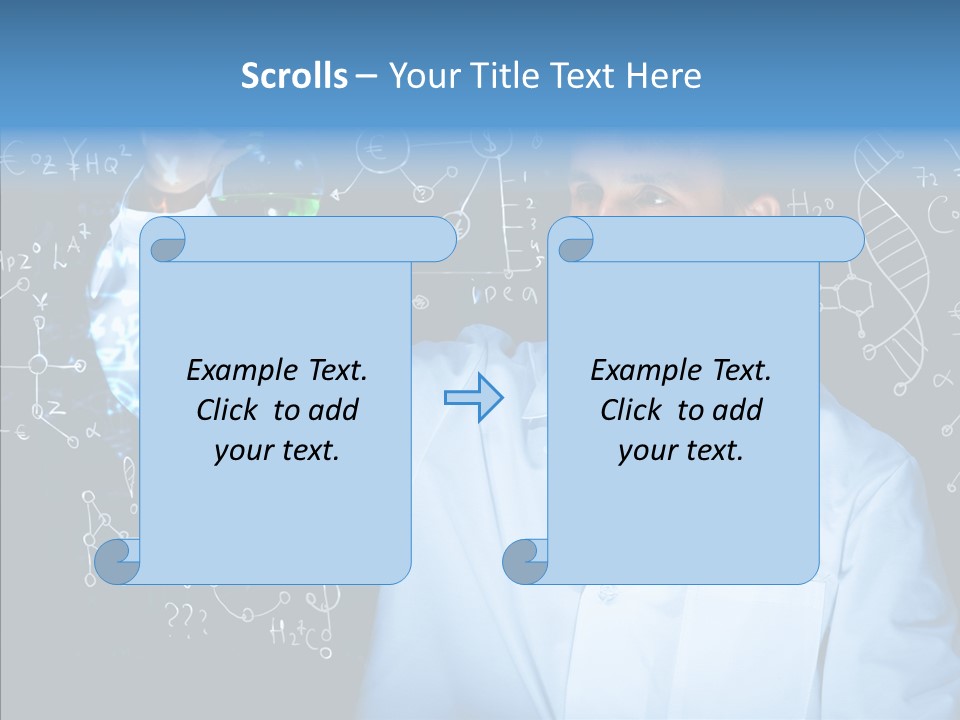 Scientist Chemistry Education PowerPoint Template