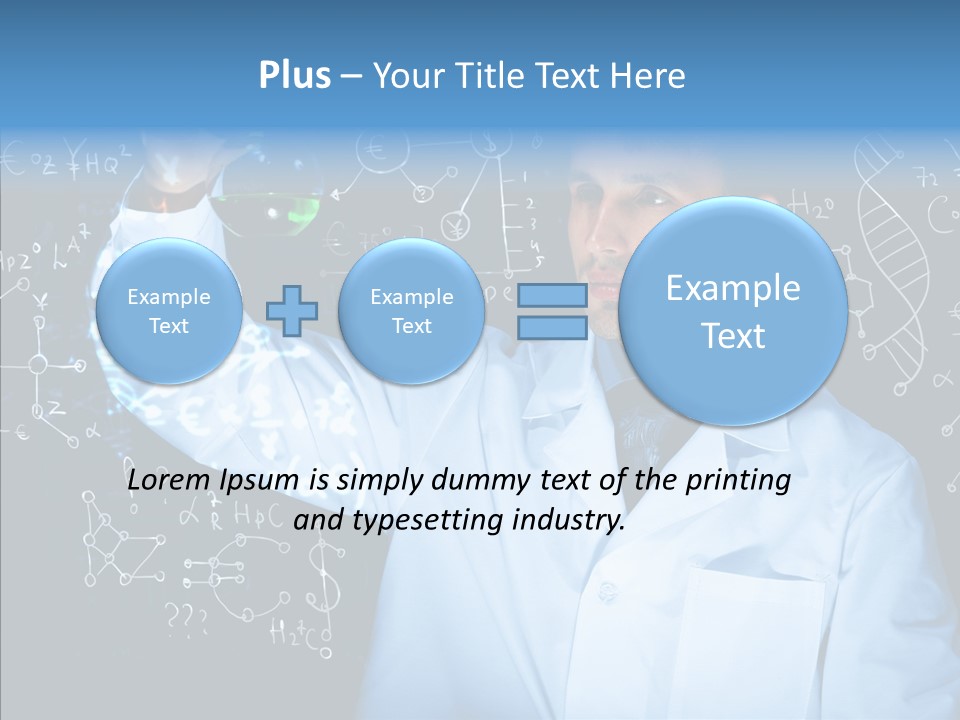 Scientist Chemistry Education PowerPoint Template