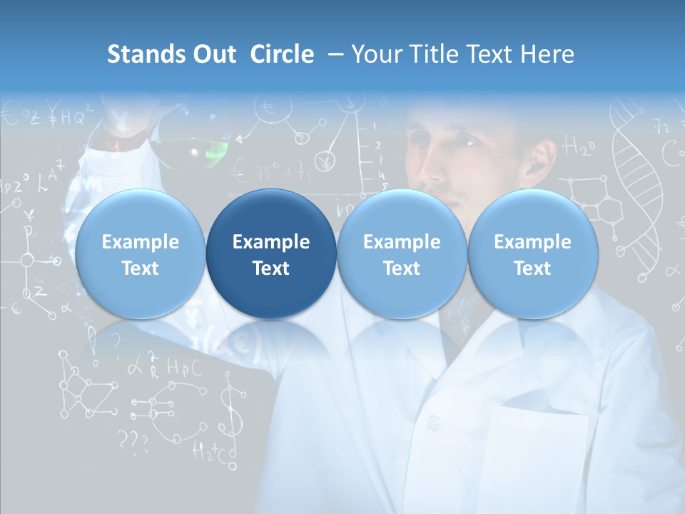 Scientist Chemistry Education PowerPoint Template
