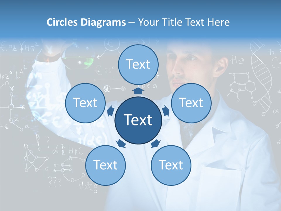 Scientist Chemistry Education PowerPoint Template