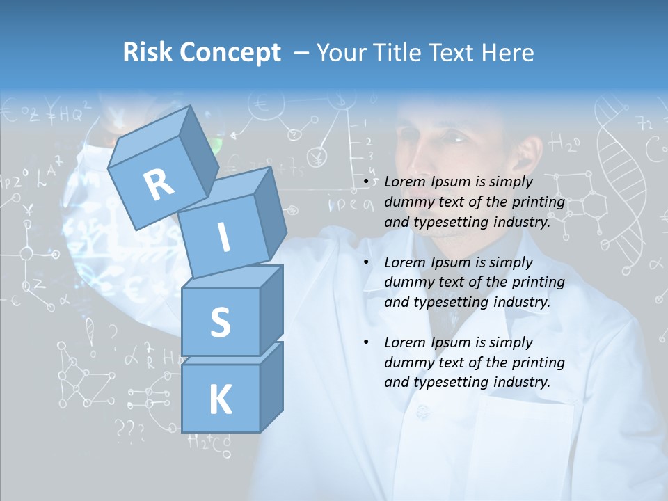 Scientist Chemistry Education PowerPoint Template
