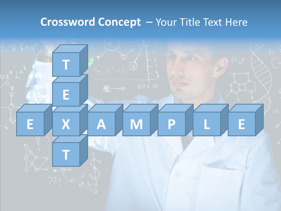 Scientist Chemistry Education PowerPoint Template