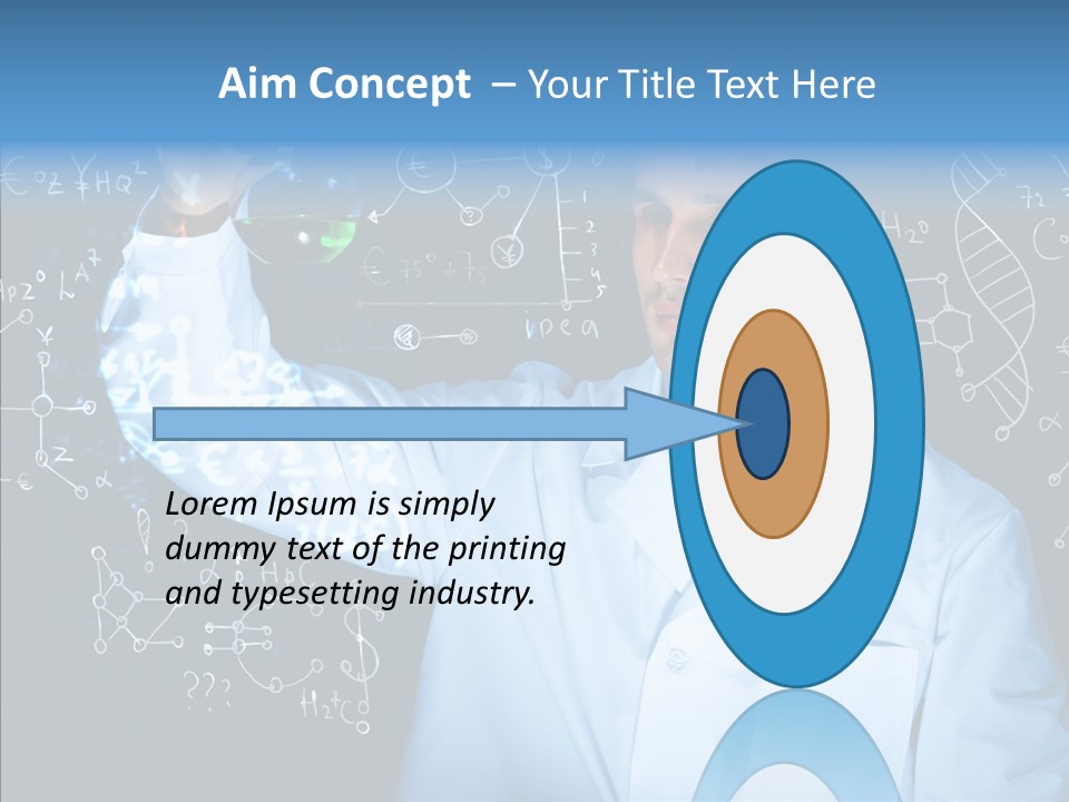 Scientist Chemistry Education PowerPoint Template