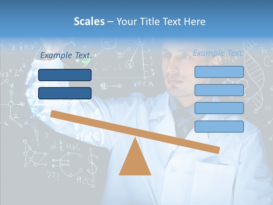 Scientist Chemistry Education PowerPoint Template