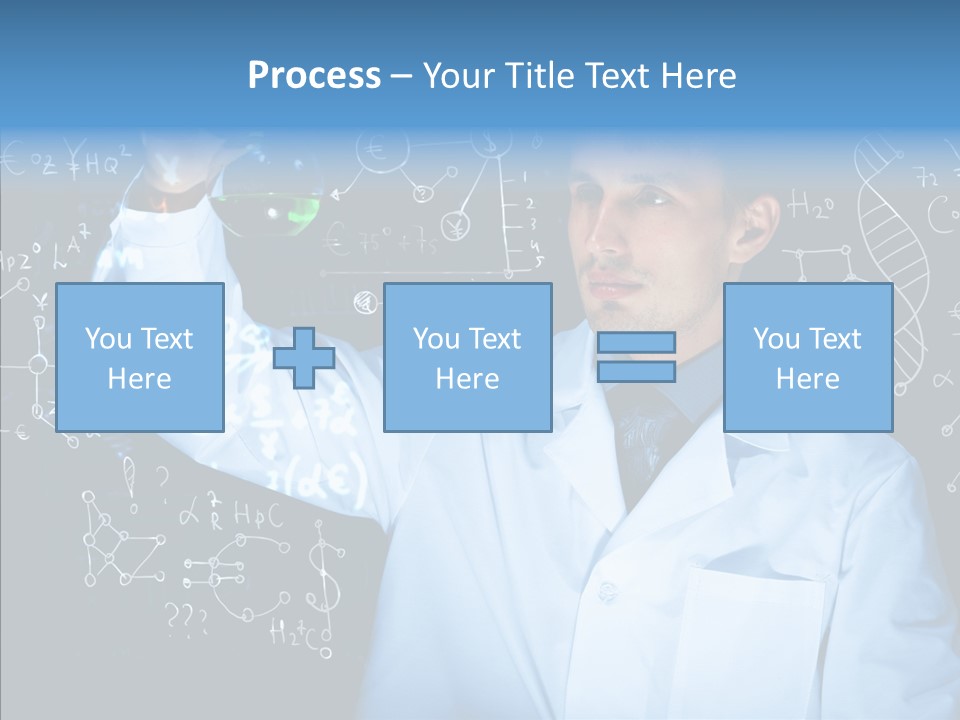 Scientist Chemistry Education PowerPoint Template